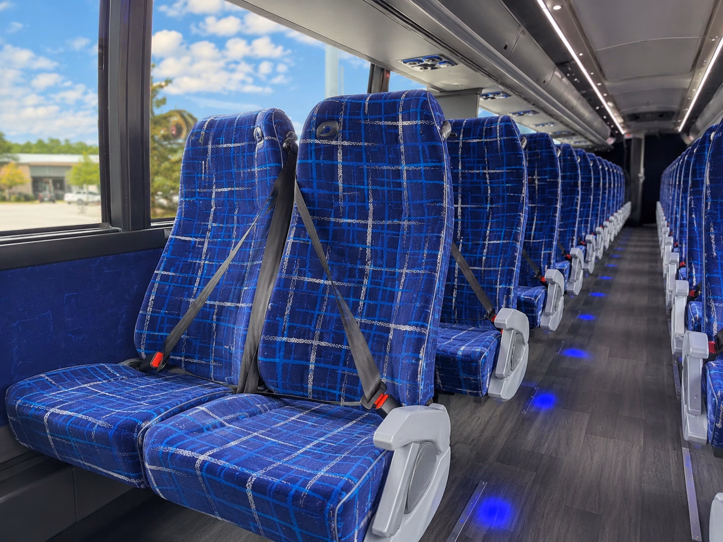 memphis charter bus services interior